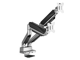 Economy Heavy-Duty Dual Monitor Gas Spring Monitor Arm